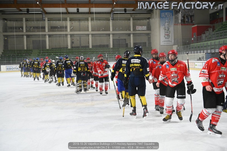 2019-10-26 Valpellice Bulldogs U17-Hockey Appiano 7447 Squadra.jpg